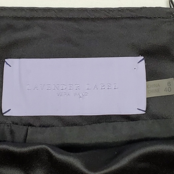 Elegant Timeless Vera Wang Lavender Label Skirt Wool Silk Tweed - Picture 4 of 5